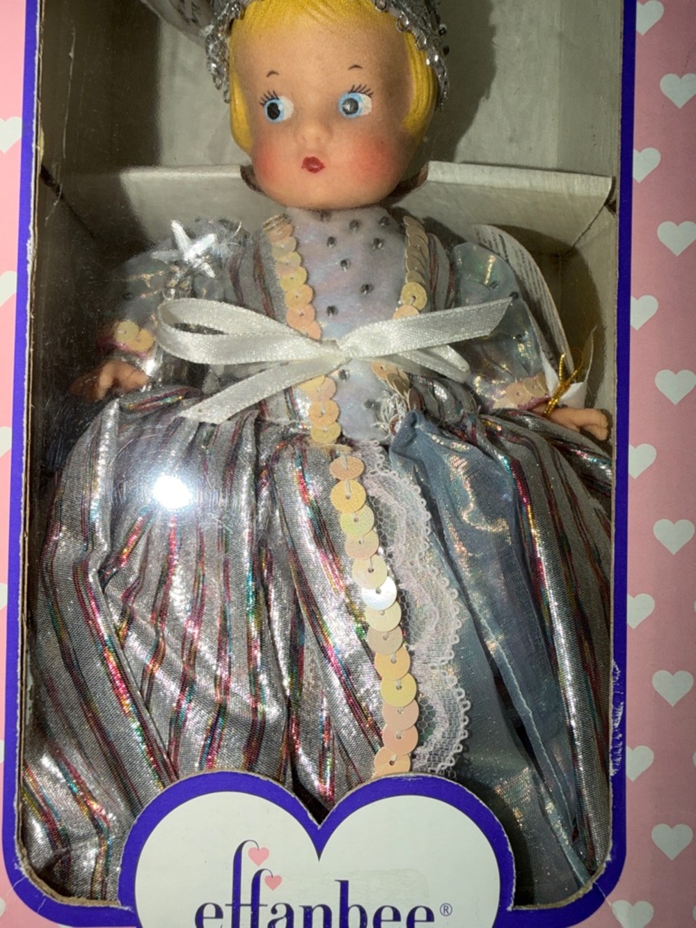 NIB vintage Effanbee Wizard of Oz Patsyette “Glinda the Good Witch Doll - Picture 6 of 6